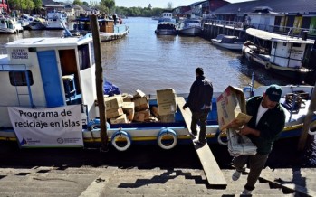 Se concretó el 3° viaje del Programa de Reciclaje Municipal en el Delta sanfernandino