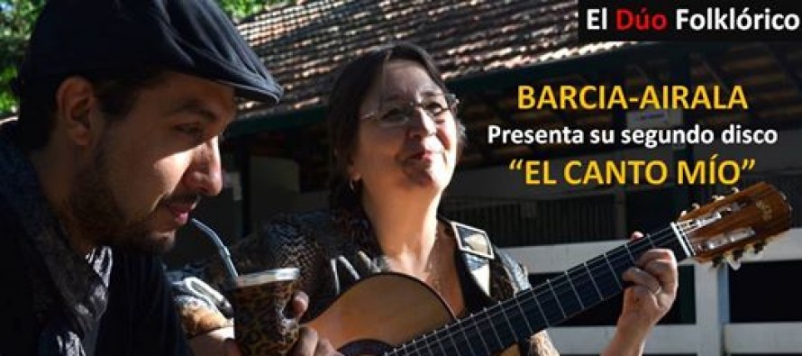 El dúo Barcia-Airala presenta su disco “El canto mío”