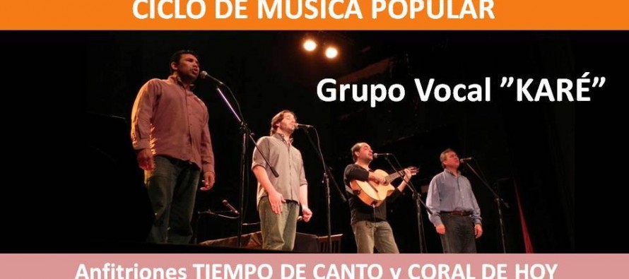 Ciclo de Música Popular: Grupo Vocal Karé