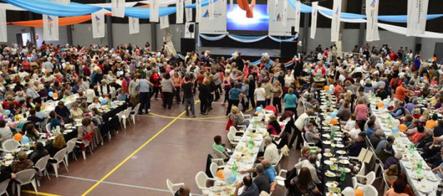 En el Polideportivo N° 1 los jubilados celebraron su día