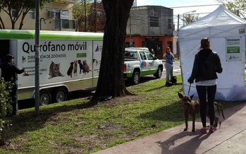 El quirófano móvil de Zoonosis estará en Virreyes