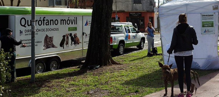 El quirófano móvil de Zoonosis estará en Virreyes
