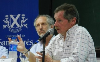 Juan Carr y Boy Olmi brindaron una charla en la Universidad de San Andrés