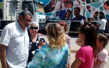 El trailer Socio Sanitario estuvo por los barrios Villa del Carmen, San Roque y San Ginés