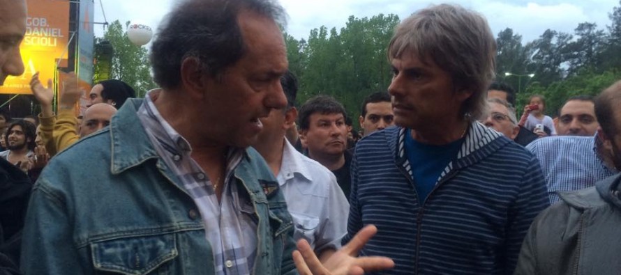 Junto a Scioli, D´Aquino respaldó al gobierno provincial en el conflicto por la costanera