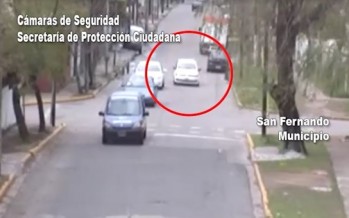 Robo, operativo cerrojo, persecución, choque y detención