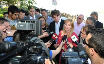 La ministra de Gobierno visitó San Fernando por el conflicto sobre la costanera municipal
