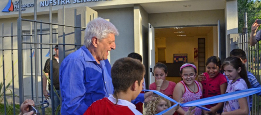 Luis Andreotti inauguró un Centro Cultural y otro Deportivo en Villa del Carmen