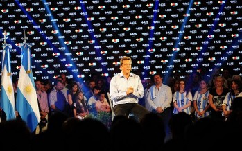 A un año del triunfo electoral, Andreotti participó de los festejos en Tigre