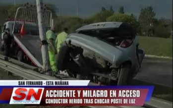 Accidente en Acceso a Tigre y Carlos Casares