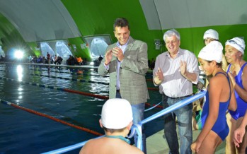 Inauguraron la Pileta Olímpica Climatizada del Polideportivo N° 3