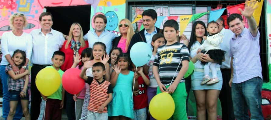 Se inauguró un merendero en el barrio Villa Jardín