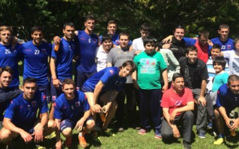El plantel de Tigre recibió a la Asociación AUPA en una jornada solidaria