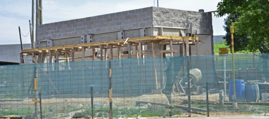 La construcción de la nueva Posta Policial de Av. Avellaneda y Acceso se encuentra en pleno avance