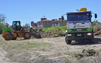El Municipio mejora 3 grandes terrenos en el barrio San Rafael