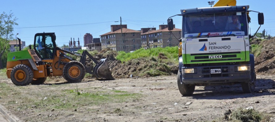 El Municipio mejora 3 grandes terrenos en el barrio San Rafael