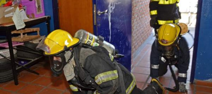 Realizan simulacros de escape de gas en centros de educación de San Fernando