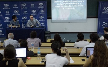 El director de Facebook brindó una charla en la Universidad de San Andrés