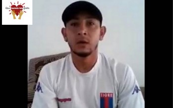 El «Chino» Luna se sumó a la campaña solidaria del comedor «Que nunca nos falte»