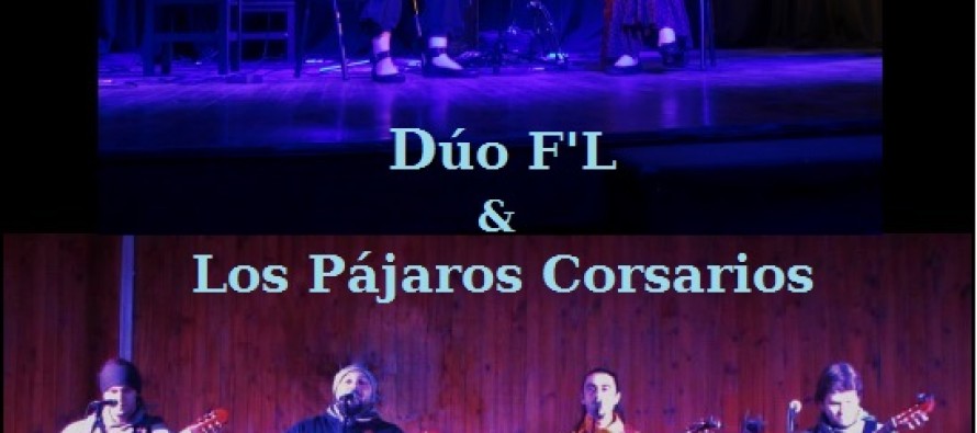 Pájaros Corsarios junto al Dúo F’L en Recoleta