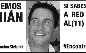 Sigue la intensa búsqueda de Damián Stefanini