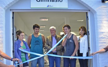 Luis Andreotti inauguró el nuevo gimnasio del Polideportivo N° 3