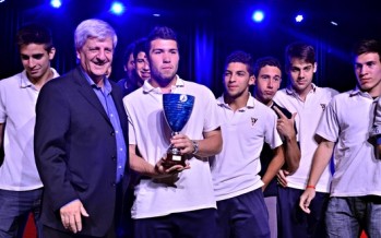 Andreotti participó de la entrega de premios de los “Torneos Intercolegiales 2014”
