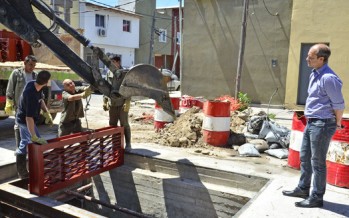 Drenajes directos para la calle Uruguay: otro guardaganado en Crisol