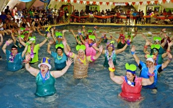 Se realizó el cierre anual de Aquagym en el Polideportivo N° 2