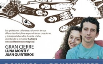 “Expo Talleres” de fin de año con muchas atracciones y la actuación de Juan Quintero y Luna Monti