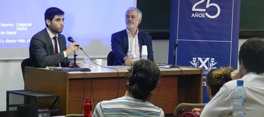 Facundo Moyano disertó en la Universidad de San Andrés: “La transición no va a ser fácil”
