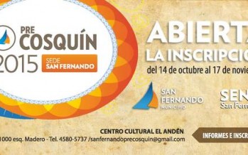 Sigue abierta la inscripción al “Pre Cosquín 2015” sede San Fernando