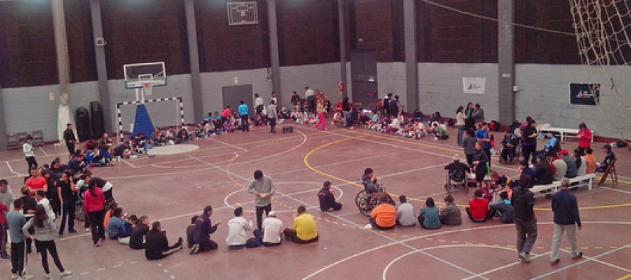 Se realizó en el ´Poli´ N° 1 una jornada recreativa y deportiva para personas con capacidades diferentes