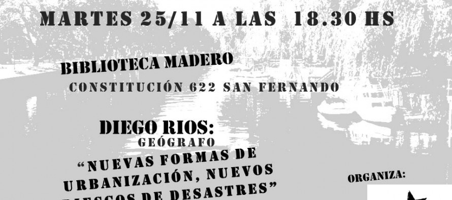 Charla: ¿Cuáles son las causas de las inundaciones en zona norte?