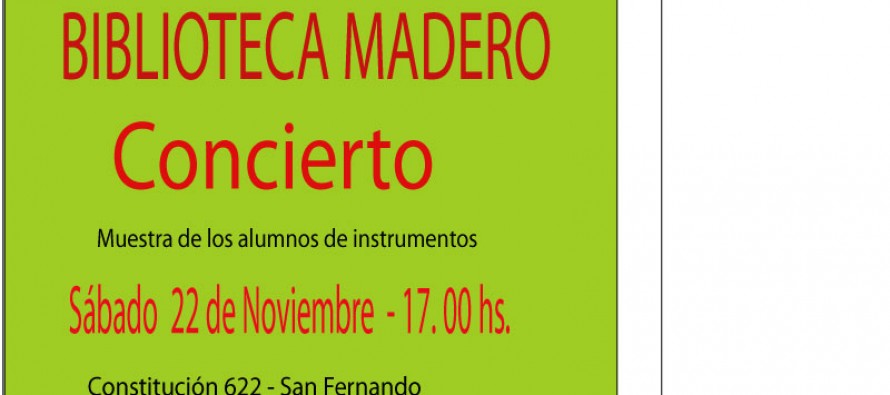 Muestra de los alumnos de la Biblioteca Madero
