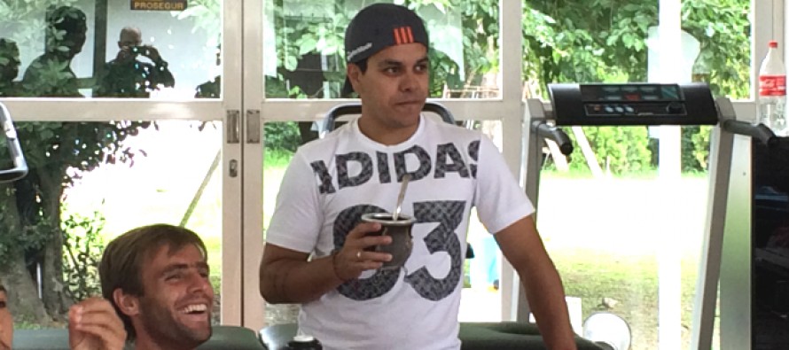 Matías Pérez García visitó a sus ex compañeros del Matador