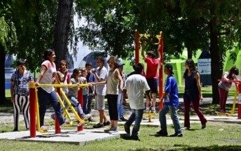 Los chicos discapacitados festejaron su día en el Poli N°3