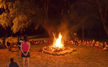 Se realizó un campamento para niños en las instalaciones del Polideportivo N° 3