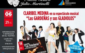 Claribel Medina en el Teatro Martinelli