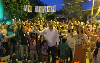 Gustavo Aguilera cerró el año con un brindis en Virreyes