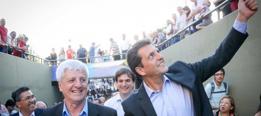 Andreotti inauguró el Túnel de Chacabuco con la presencia de Sergio Massa