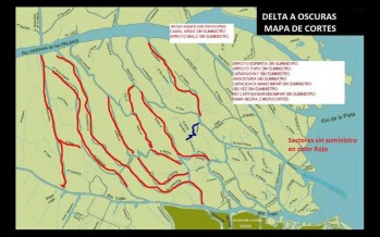 La historia se repite y el Delta está a oscuras e incomunicado