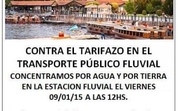 La nafta bajó, el boleto en lancha colectiva aumentó y los vecinos dijeron «basta»