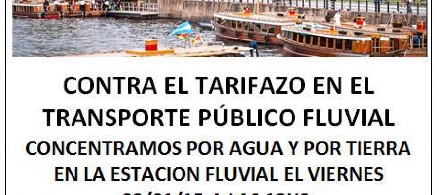 La nafta bajó, el boleto en lancha colectiva aumentó y los vecinos dijeron “basta”