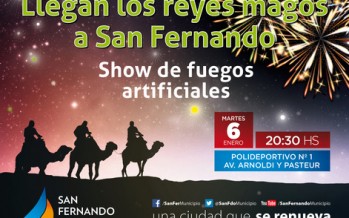 Los Reyes Magos llegan al Polideportivo N°1