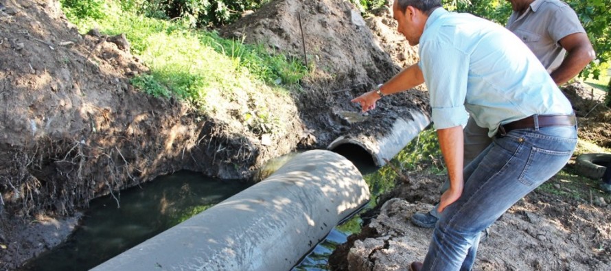 Se están realizando obras hidráulicas en Albatros para evitar anegamientos en barrios aledaños