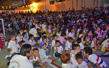 Se realizó el primer cierre de colonias en el nuevo Polideportivo N°5