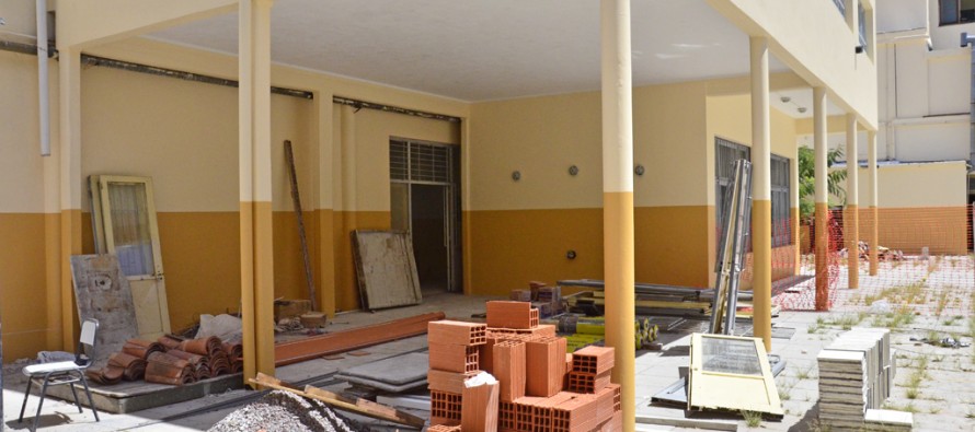 Andreotti recorrió las obras en el “Artigas”