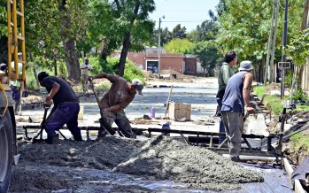 Última etapa de la renovación de la calle Estrada