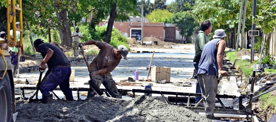 Última etapa de la renovación de la calle Estrada